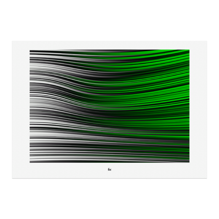 Julian Fahrenholz - Green Flag - Fineart print