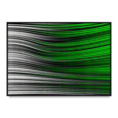 Julian Fahrenholz - Green Flag - Framed fineart print