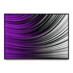 Julian Fahrenholz Purple Flag Framed fineart print